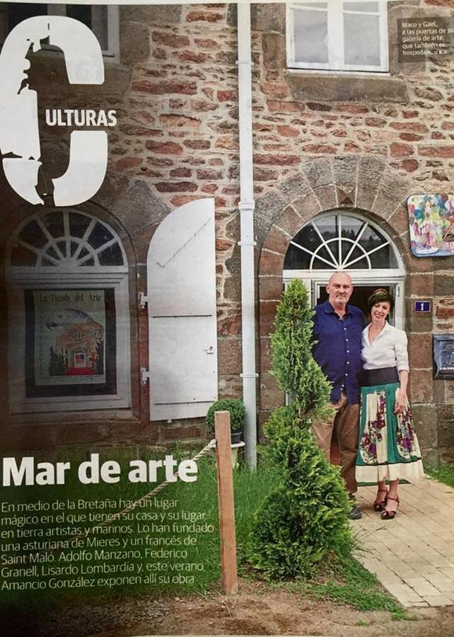Lanvallay La Tocade Del Arte - Dinan B&B 외부 사진